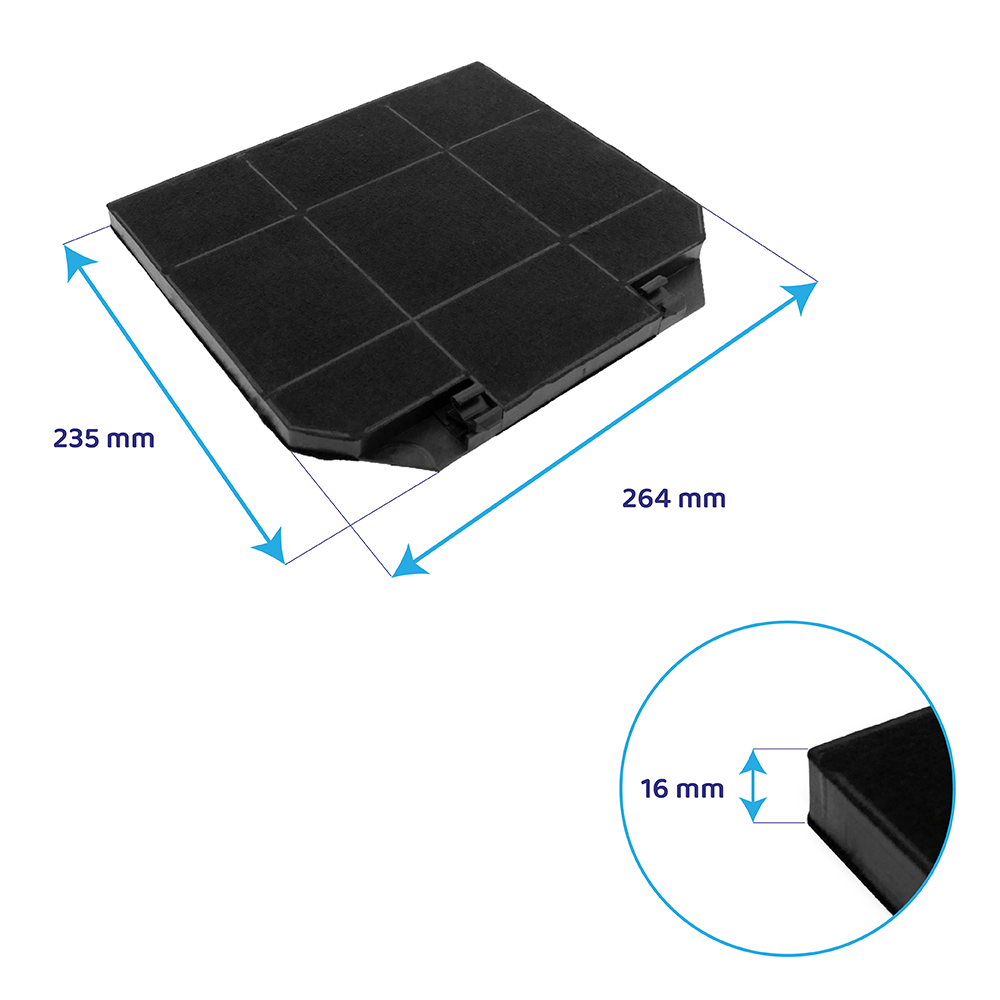 Filtro de carbono Pelgrim 689290