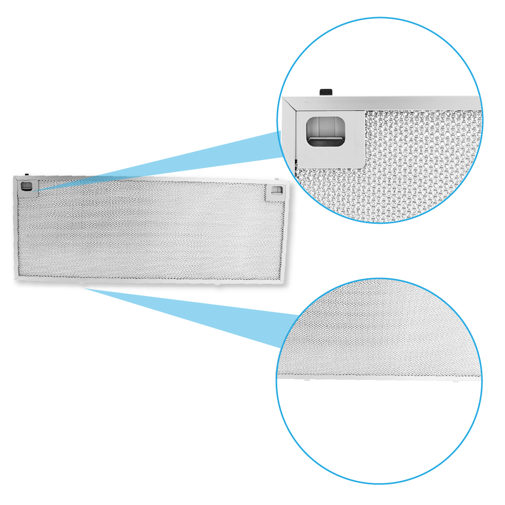Filtro metálico Teka 547x209mm Cnl1001 / Cnl2002