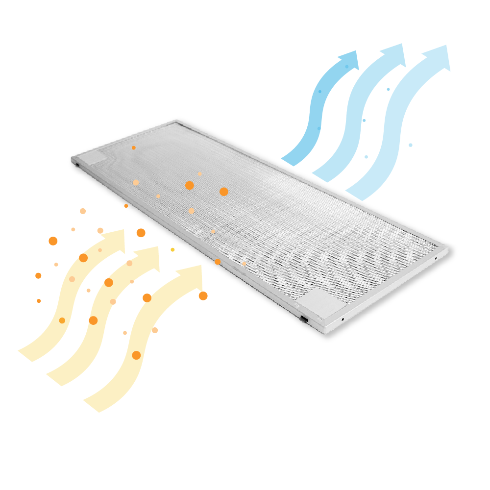 Filtro metálico Teka 547x209mm Cnl1001 / Cnl2002