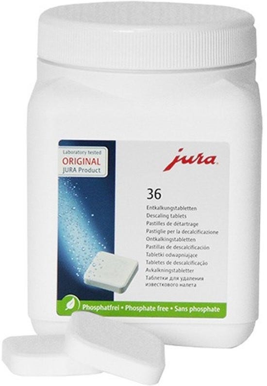 Pastillas descalcificadoras 2 en 1 Jura (x36) 70751