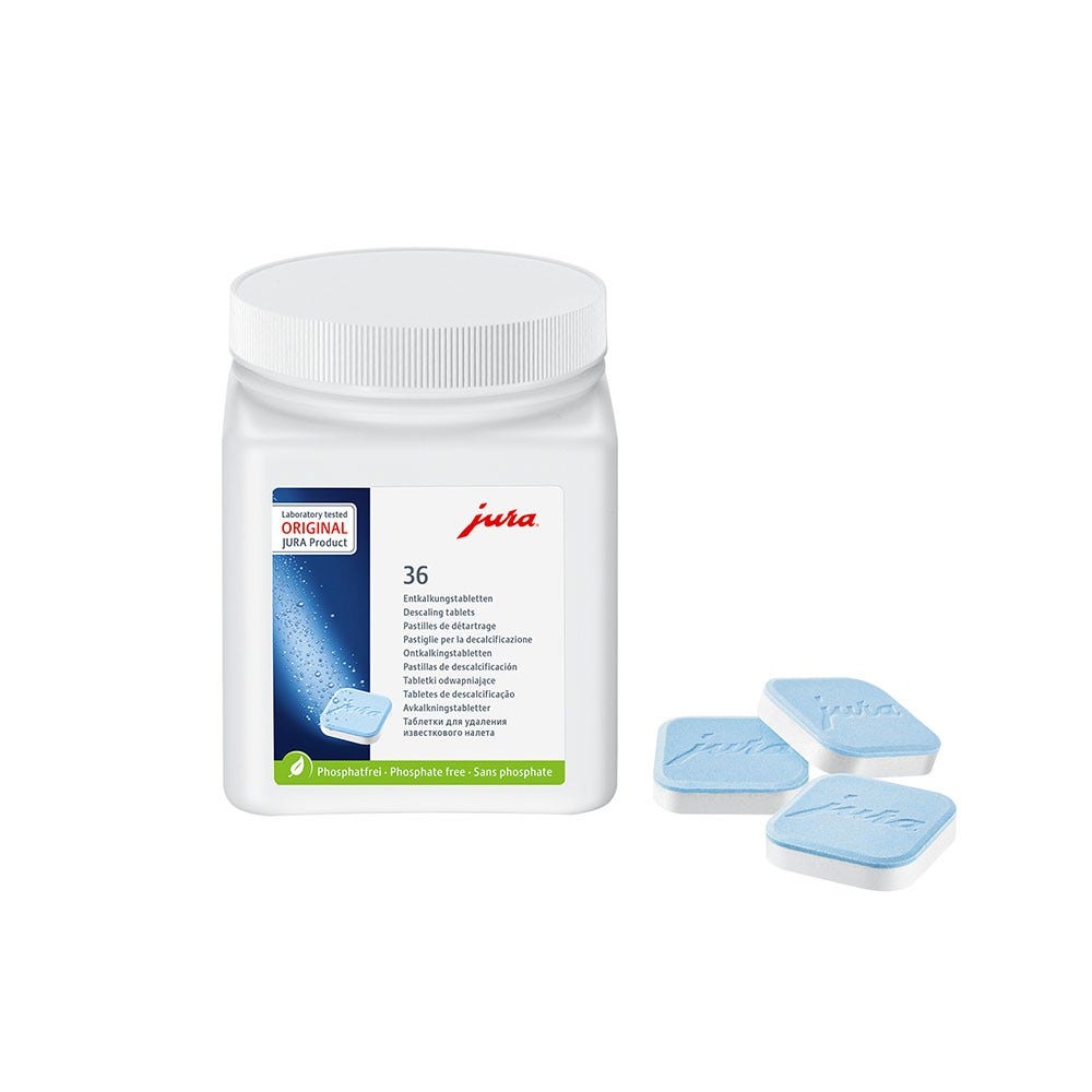 Kit mantenimiento cafetera Jura  Pastillas Descalcificadoras + Pastillas de Limpieza