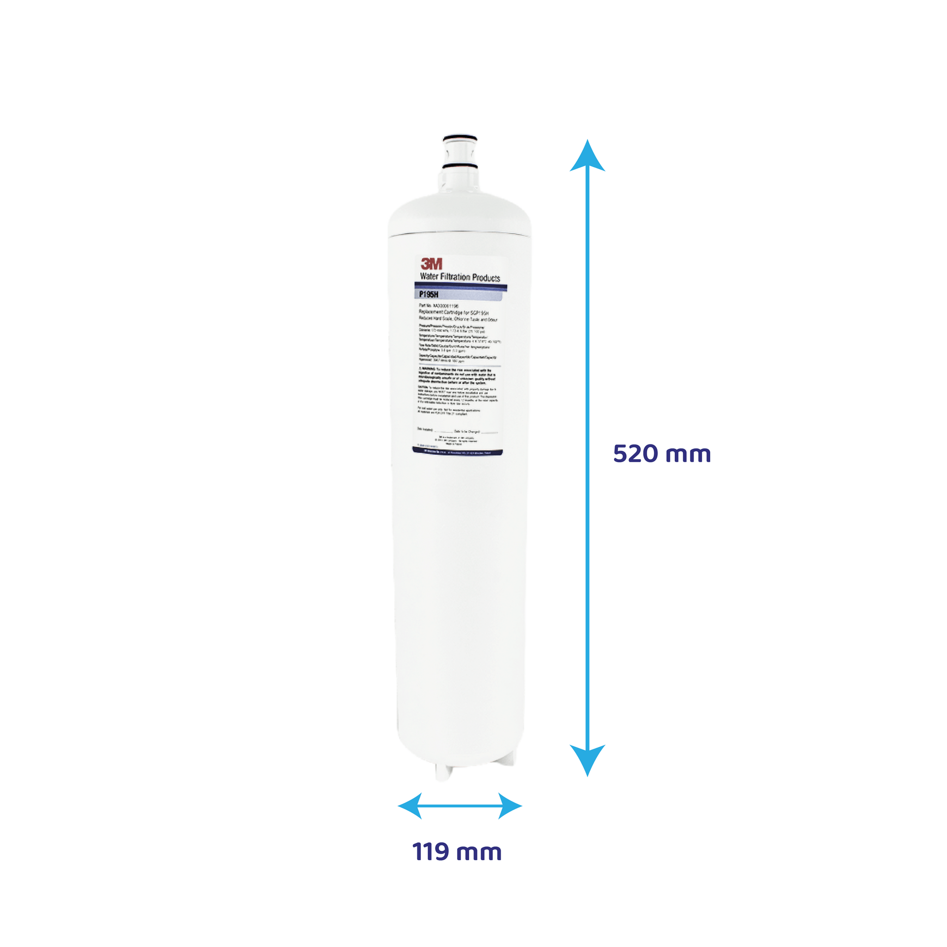Filtro de Agua 3M™ ScaleGard™ Pro P195H H+