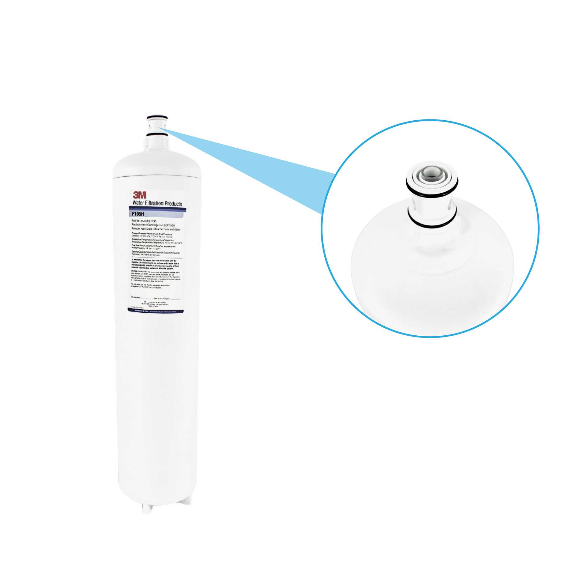 Filtro de Agua 3M™ ScaleGard™ Pro P195H H+