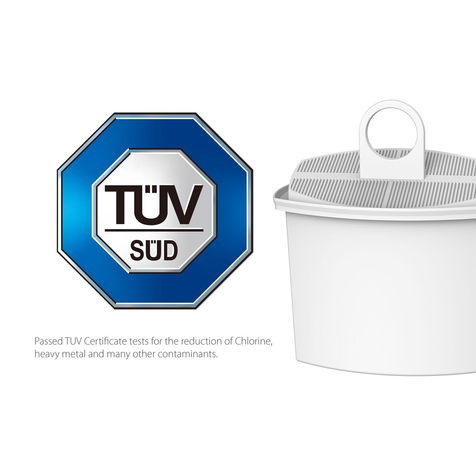 Filtro de agua compatible con Braun PureAqua BRSC 006 / KWF2 (x2)