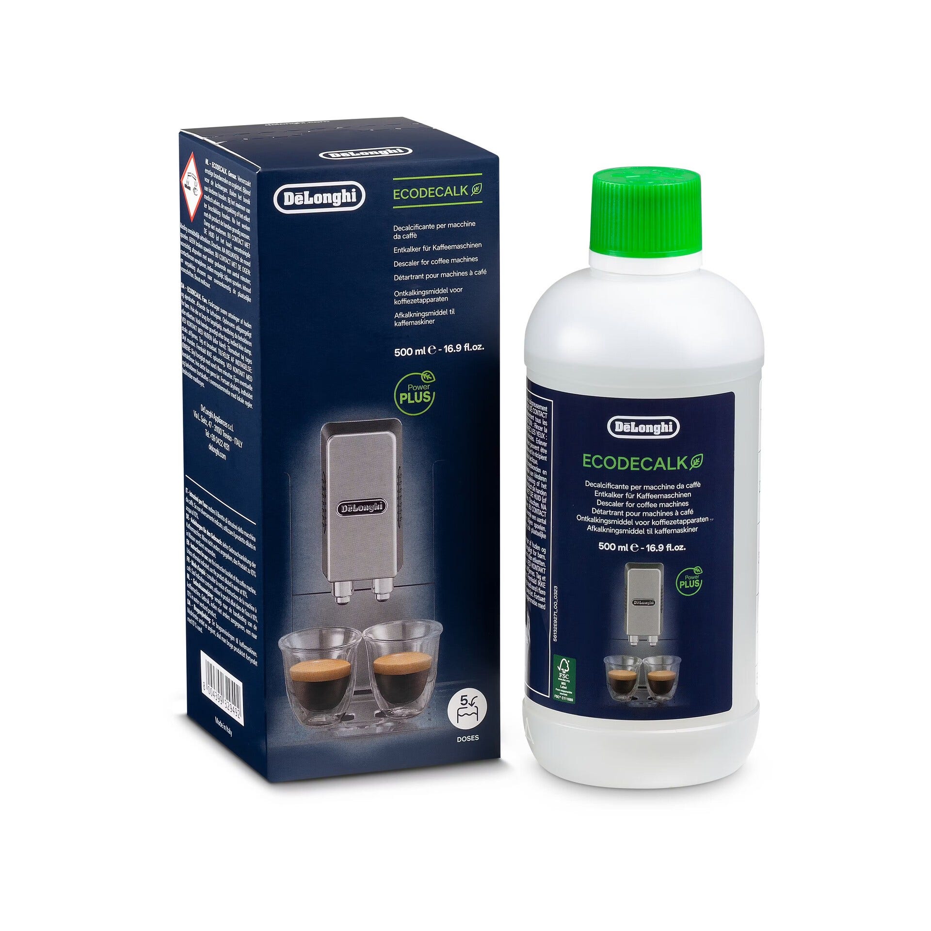 Kit de Mantenimiento DeLonghi Grupo de Infusión Cafetera ECAM / ETAM + 3x Descalcificador