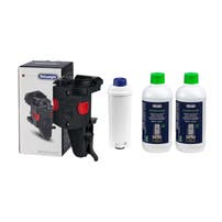 Kit de mantenimiento DeLonghi para el grupo de café de las cafeteras ECAM / ETAM + 2 descalcificadores + filtro de agua