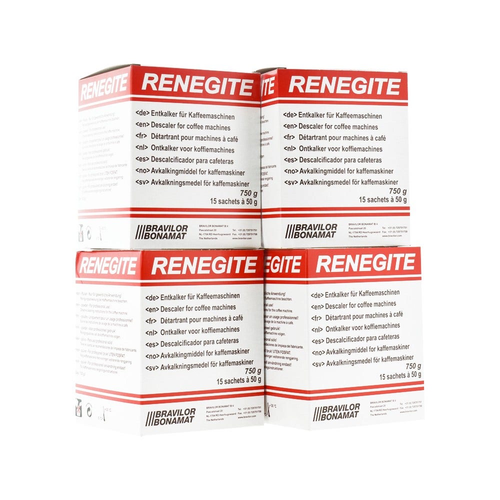Descalcificador Renegite (4x15x50g) de Bravilor Bonamat