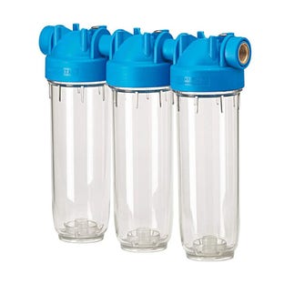 Triple carcasa de filtro Purway DP 10 Trio 3/4 OT TS