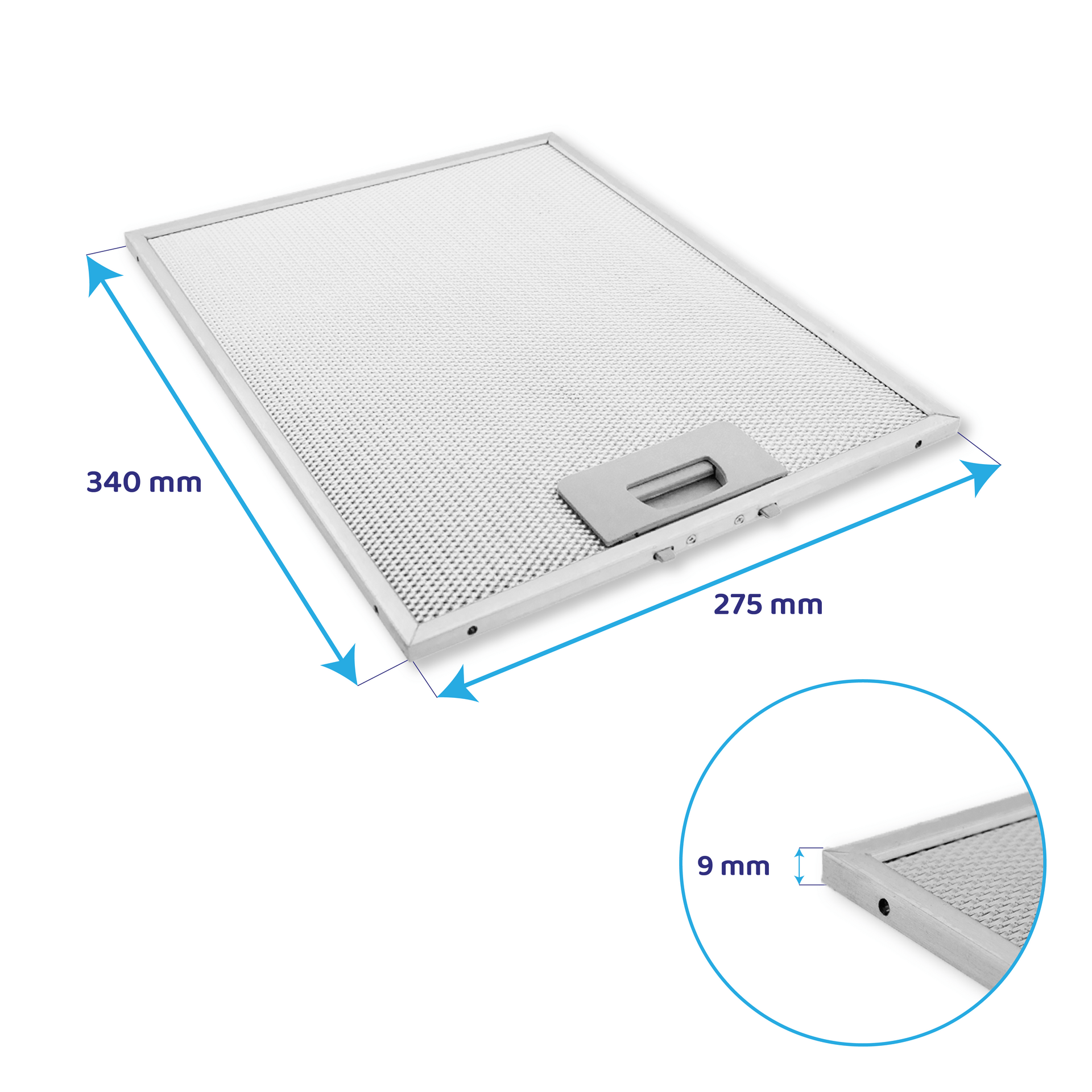 Filtro metálico 340x275mm Teka 81484156