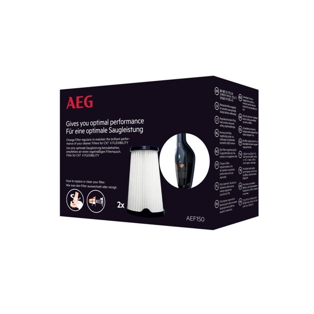 Filtro de aspiradora AEG AEF150 / CX7 / QX8-1 (2 uds.)