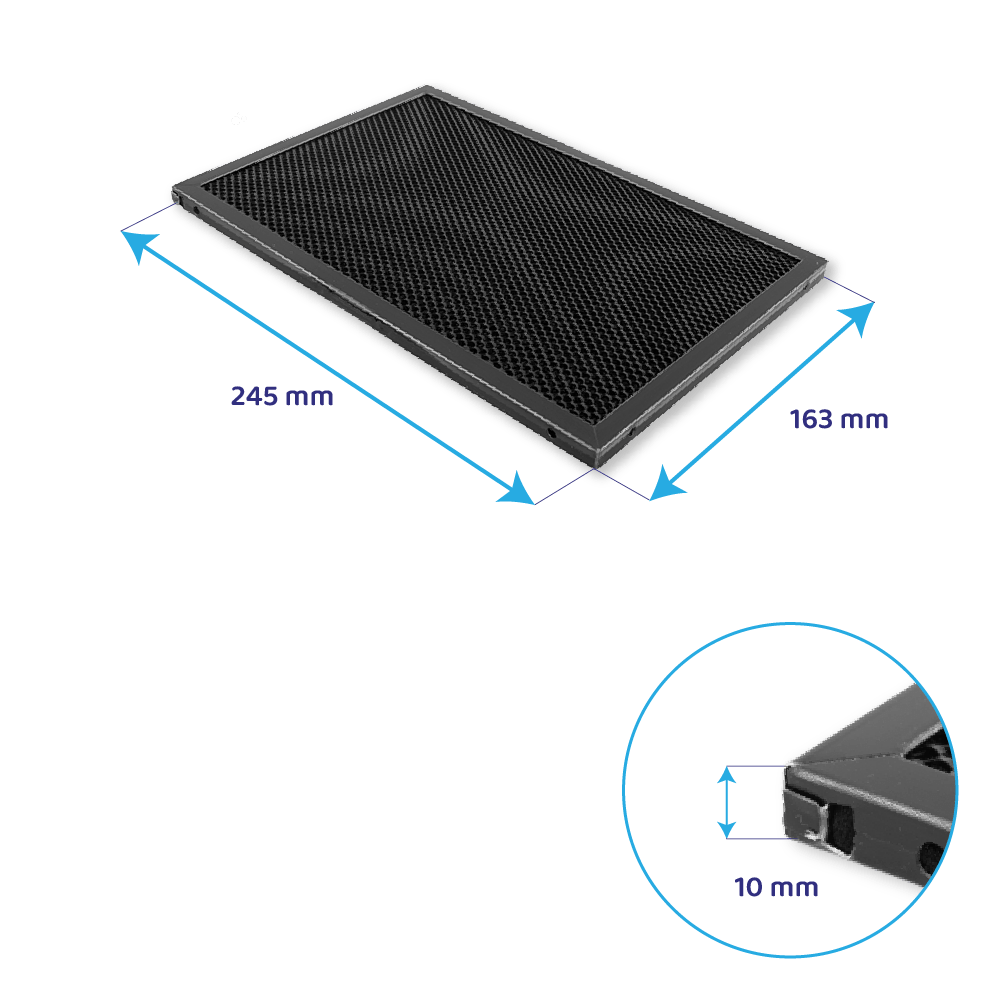 Filtro de carbono regenerable AEG OdourClean Plus MCFB70PL / 9029865855 (x2)