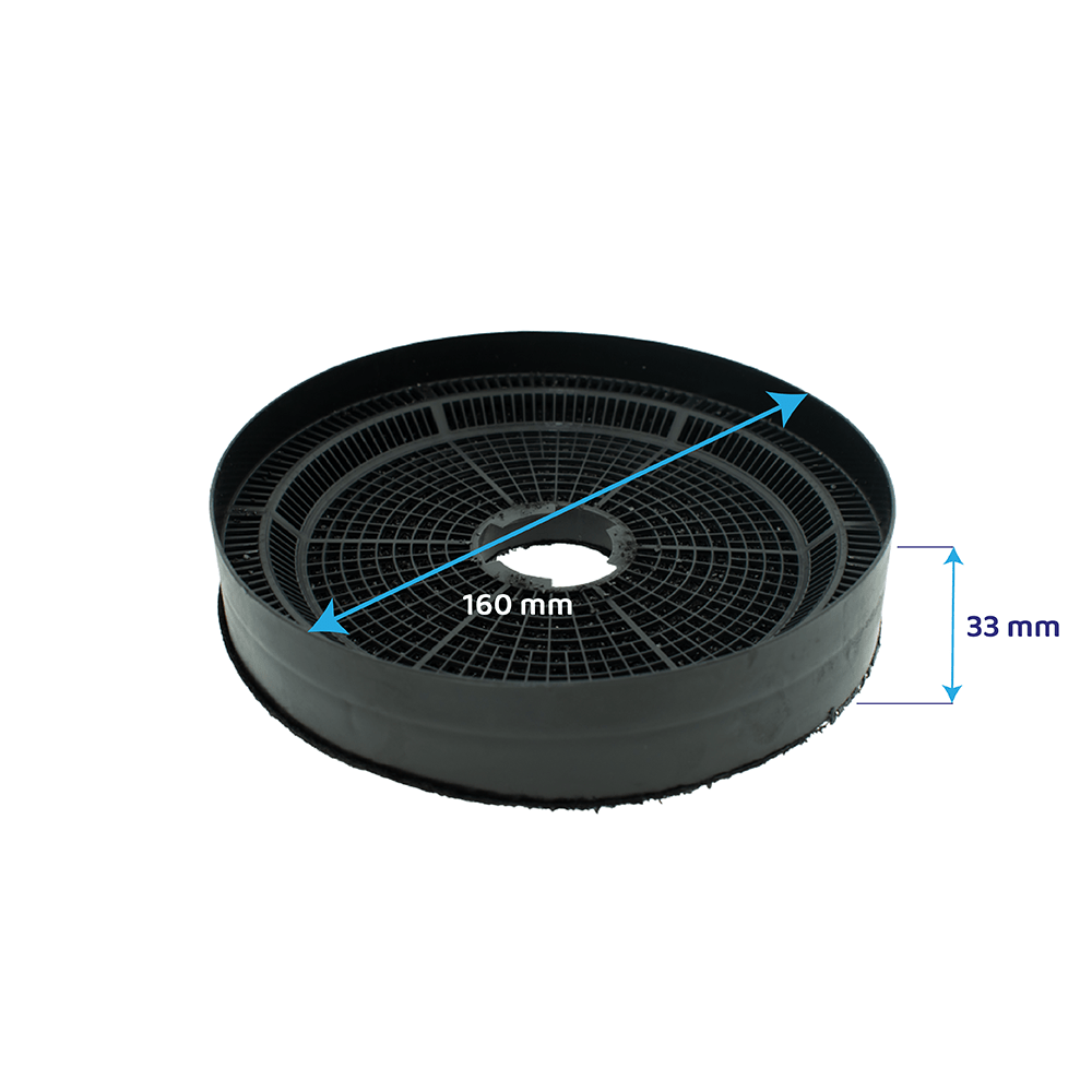Filtro de carbono Zanussi OdourClean ZHB62670XA / ZHB92670XA (2uds.)