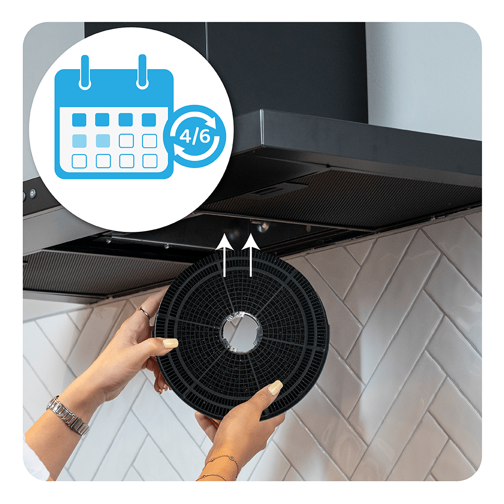 Filtro de carbono Zanussi OdourClean ZHB62670XA / ZHB92670XA (2uds.)