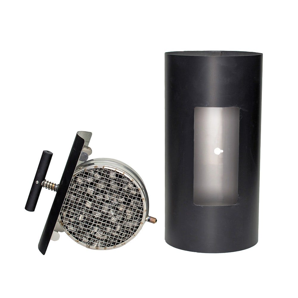 Filtro para humo de leña ABCAT® Ø150x300mm Negro