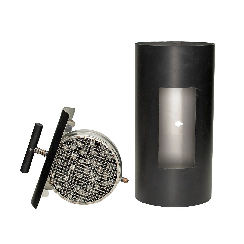 Filtro para humo de leña ABCAT® Ø150x300x2mm Negro