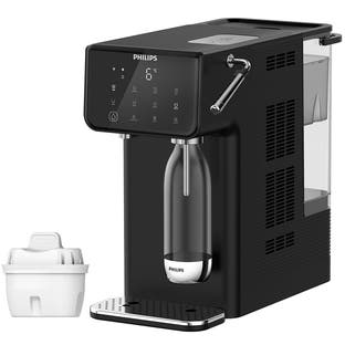 Dispensador de agua fría, caliente y con gas Philips ADD5962BK (filtra PFAS) compatible con BRITA