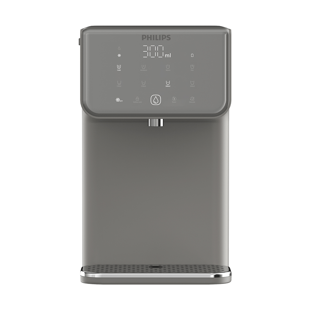 Dispensador de agua  caliente y fría  Philips ADD5981GR (filtra PFAS) compatible con BRITA
