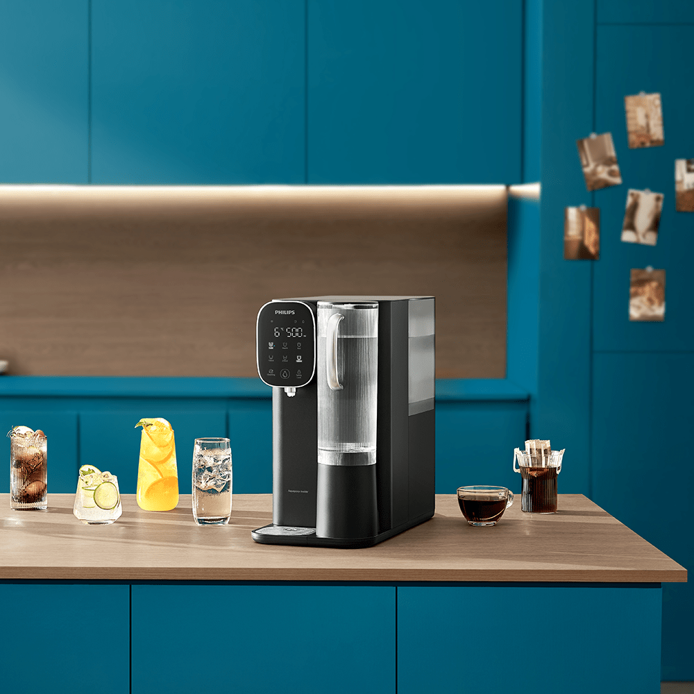 Dispensador de agua por ósmosis inversa Philips ADD6912BK - agua caliente y fría