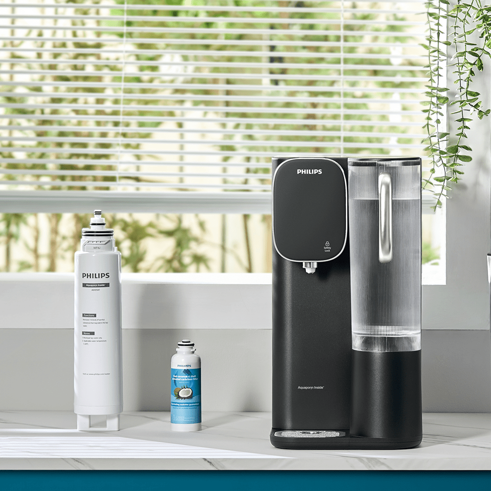 Dispensador de agua por ósmosis inversa Philips ADD6912BK - agua caliente y fría