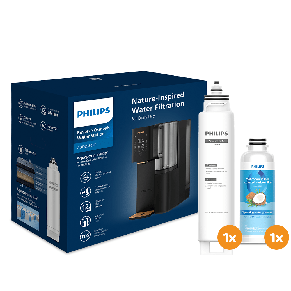 Dispensador de agua por ósmosis inversa Philips ADD6920BK