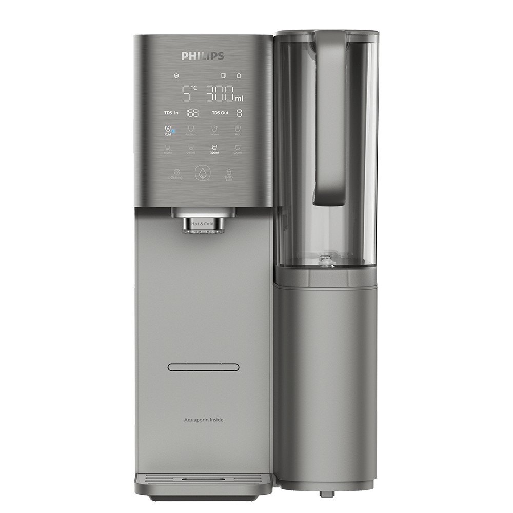 Dispensador de agua por ósmosis inversa Philips ADD6921DG - agua fría y caliente (filtra PFAS)