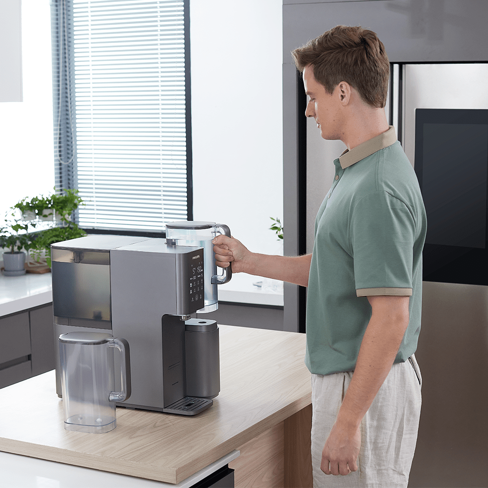 Dispensador de agua por ósmosis inversa Philips ADD6921DG - agua fría y caliente (filtra PFAS)