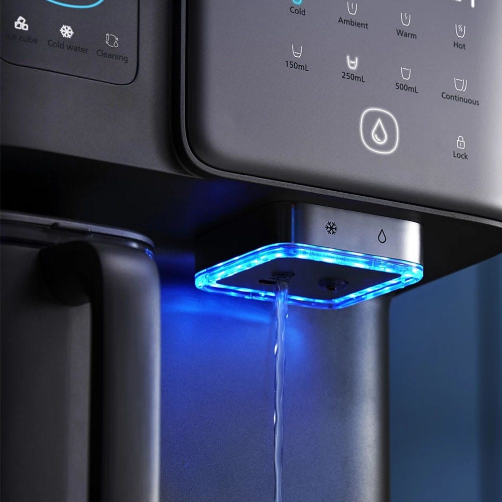 Dispensador de agua por ósmosis inversa Philips agua fría y caliente + hielo ADD6922DG (filtra PFAS)