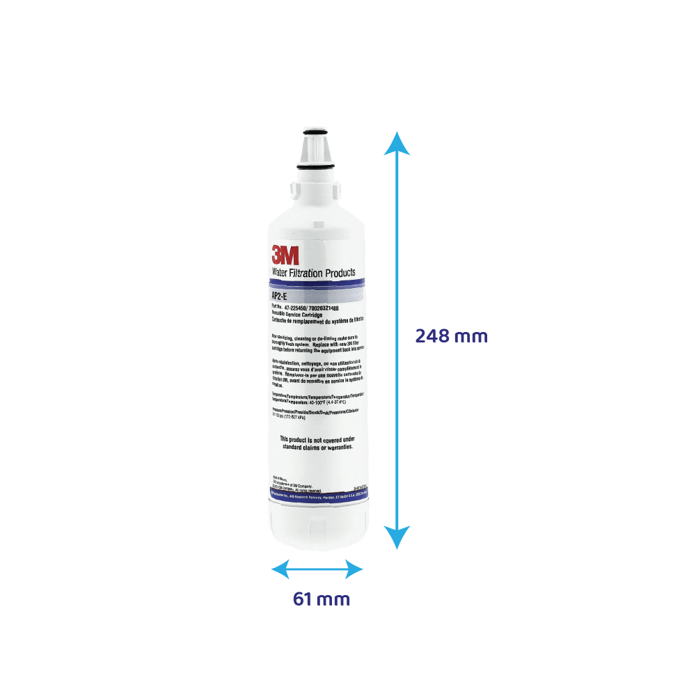 Cartucho vacío para limpieza 3M™ AP2-E / 47-225450
