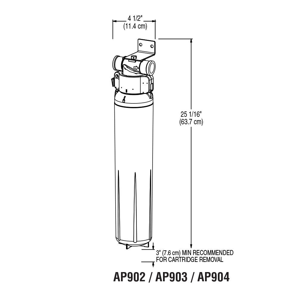 Sistema de filtrado de agua 3M™ AP904