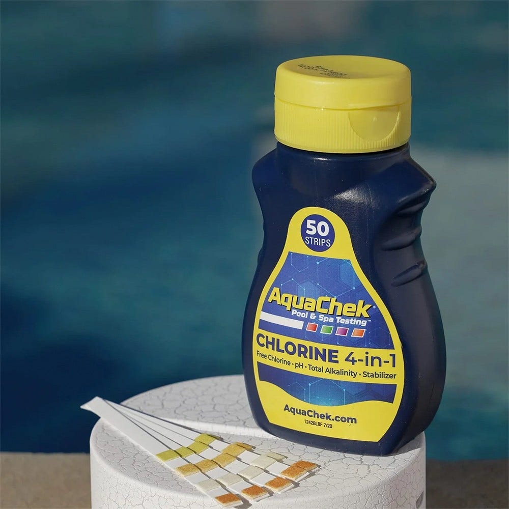 AquaChek Yellow 4 en 1 Tiras de prueba para agua (50 ud.)