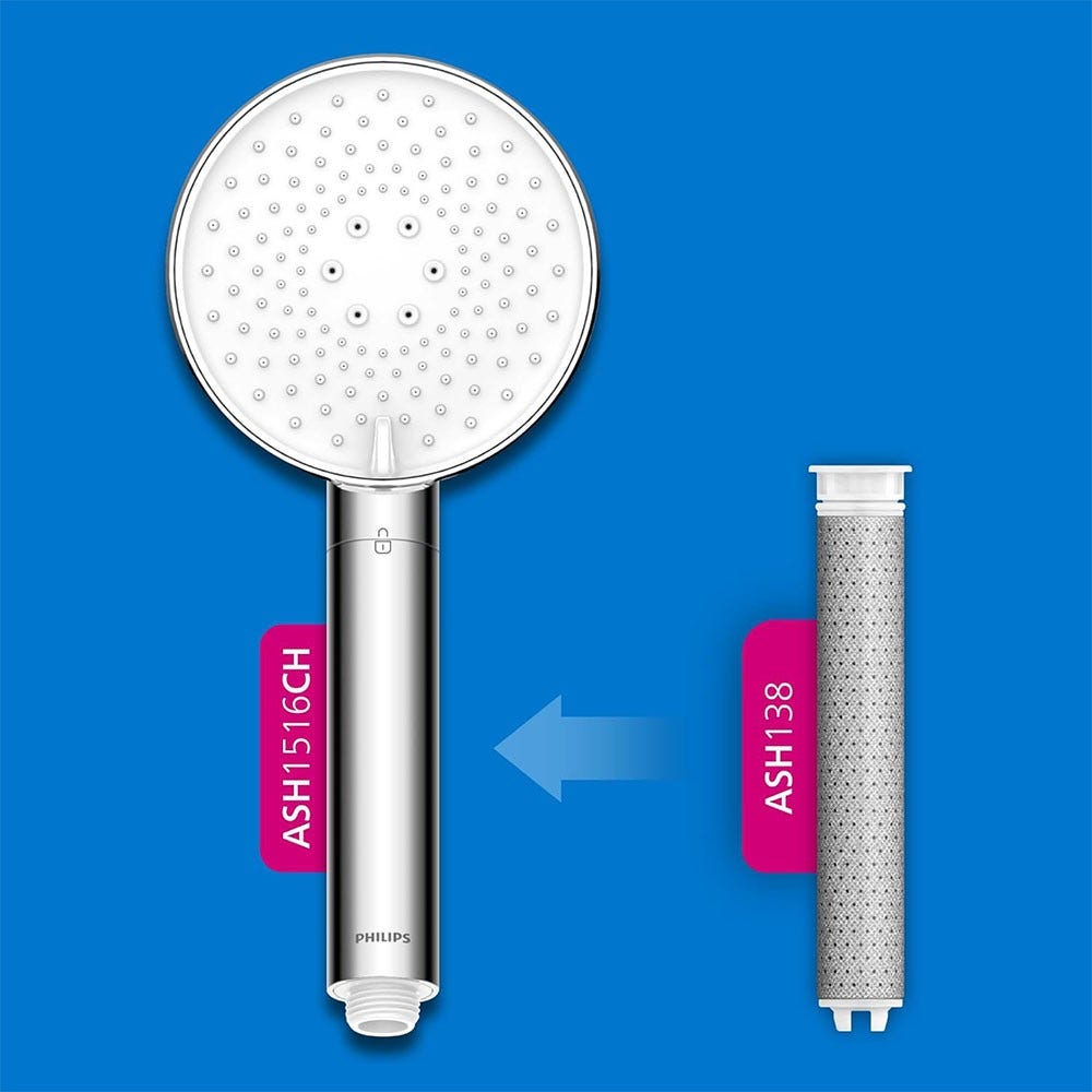 Cartucho de filtro (3 uds.) para ducha Philips ASH138