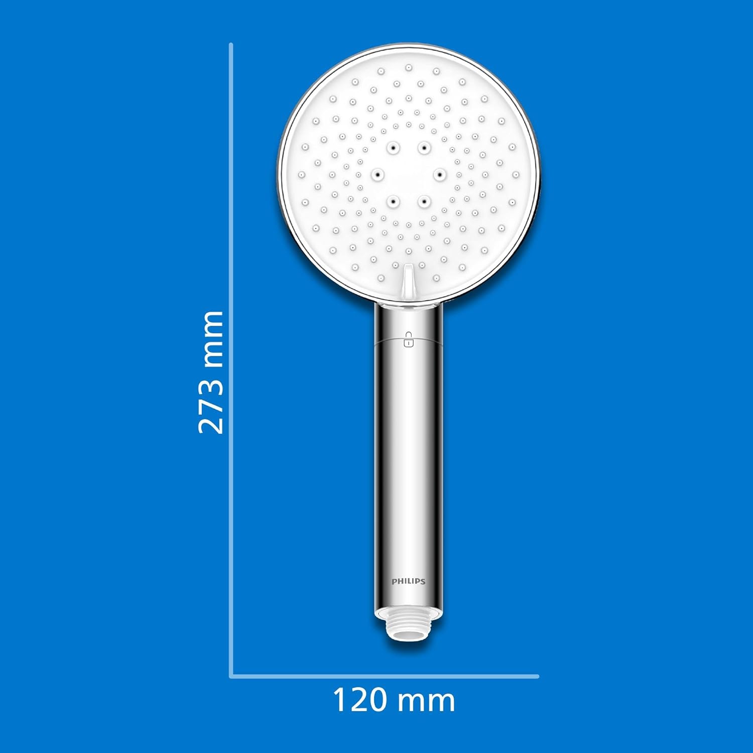 Alcachofa de ducha con filtro Philips ASH1516CH (reducción de cloro, plomo y pesticidas)