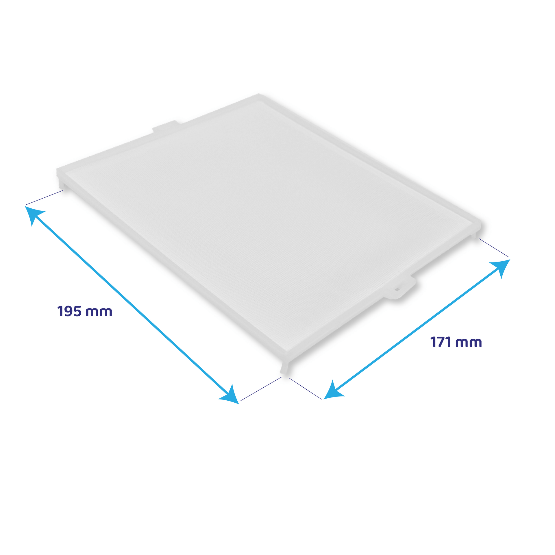 Filtro para ventilador compatible con Helios ELF‑ELS 08190 (x2)