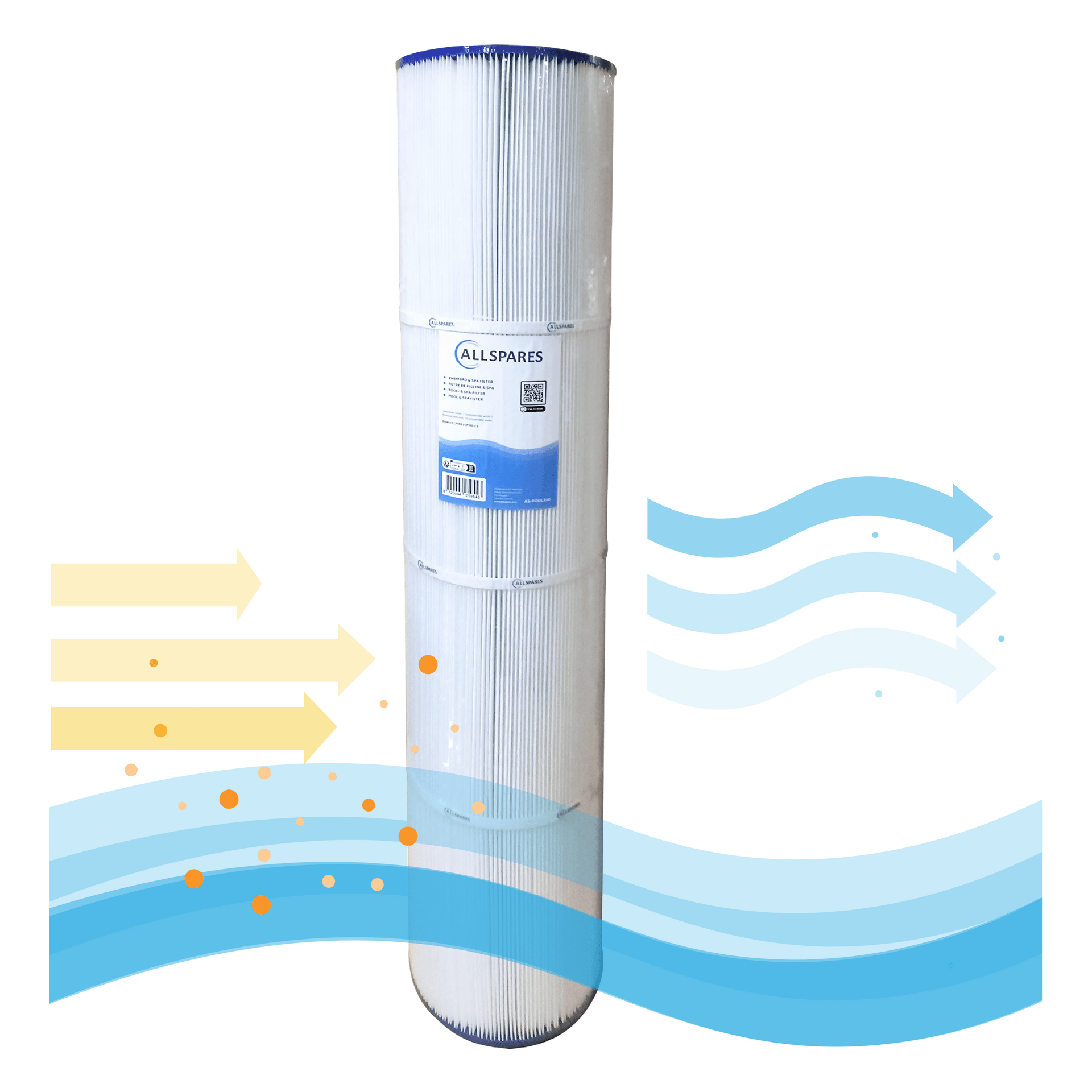 Filtro de agua piscina compatible con Emaux CF150 / CF150-CE / 914100449
