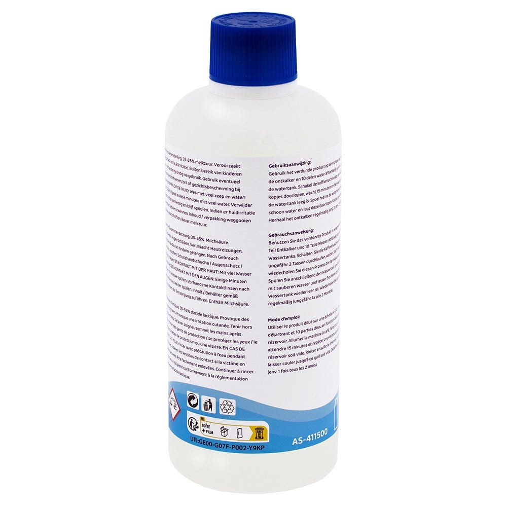 Kit mantenimiento para cafetera ATAG Filtro de agua + Descalcificador (500ml)