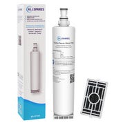 Set de recambio para filtro de aire y filtro de agua para frigorífico Whirlpool compatible con