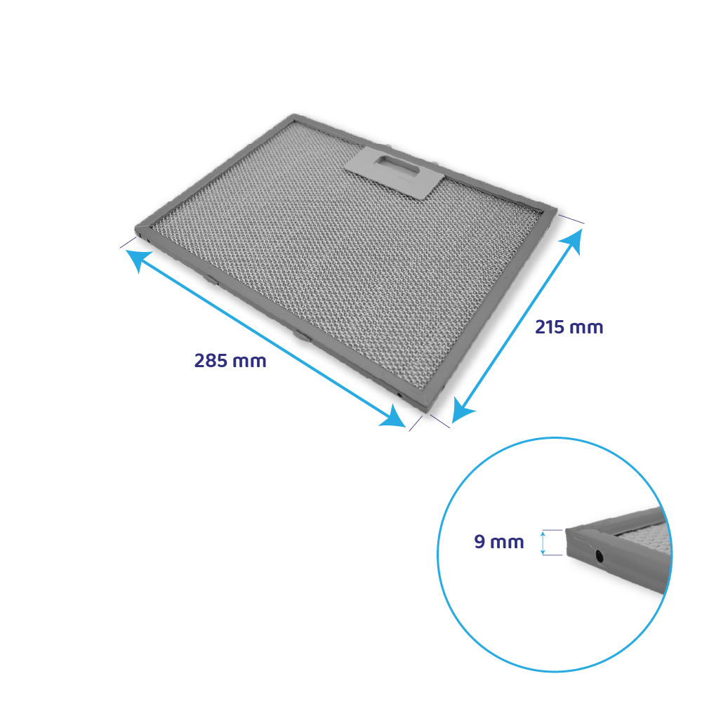 Filtro de carbono + Filtro metálico compatible con Airforce INSIDE 90 / INSIDE 120
