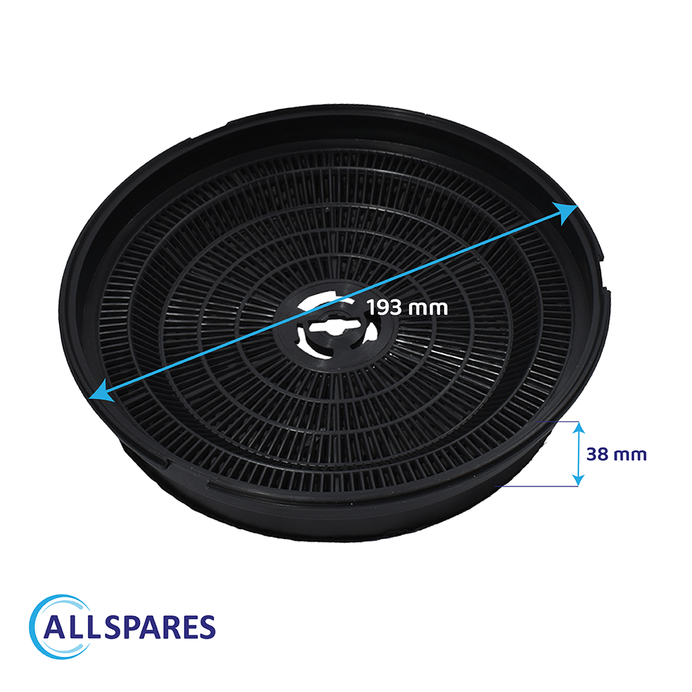 Filtro de carbono compatible con Bertazzoni KPH90MASXT / KPH120MASXT / 901589