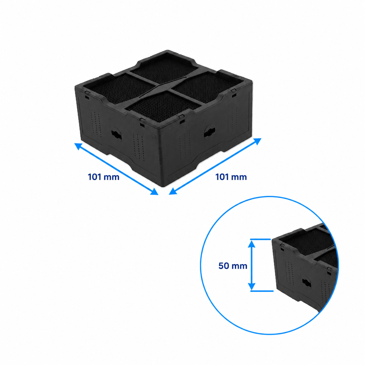 Filtro cerámico compatible con Elica NikolaTesla KIT0120952 (x4)