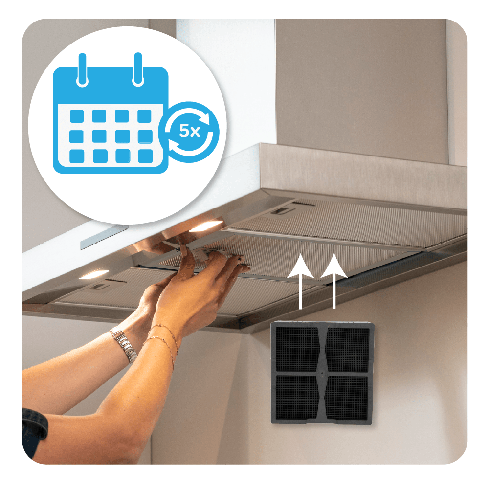 Filtro cerámico compatible con Beko KIT0120952 / FCB0132356B (x4)