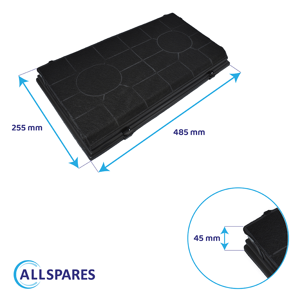 Filtro de carbono compatible con Ikea CHF190 / FAT190