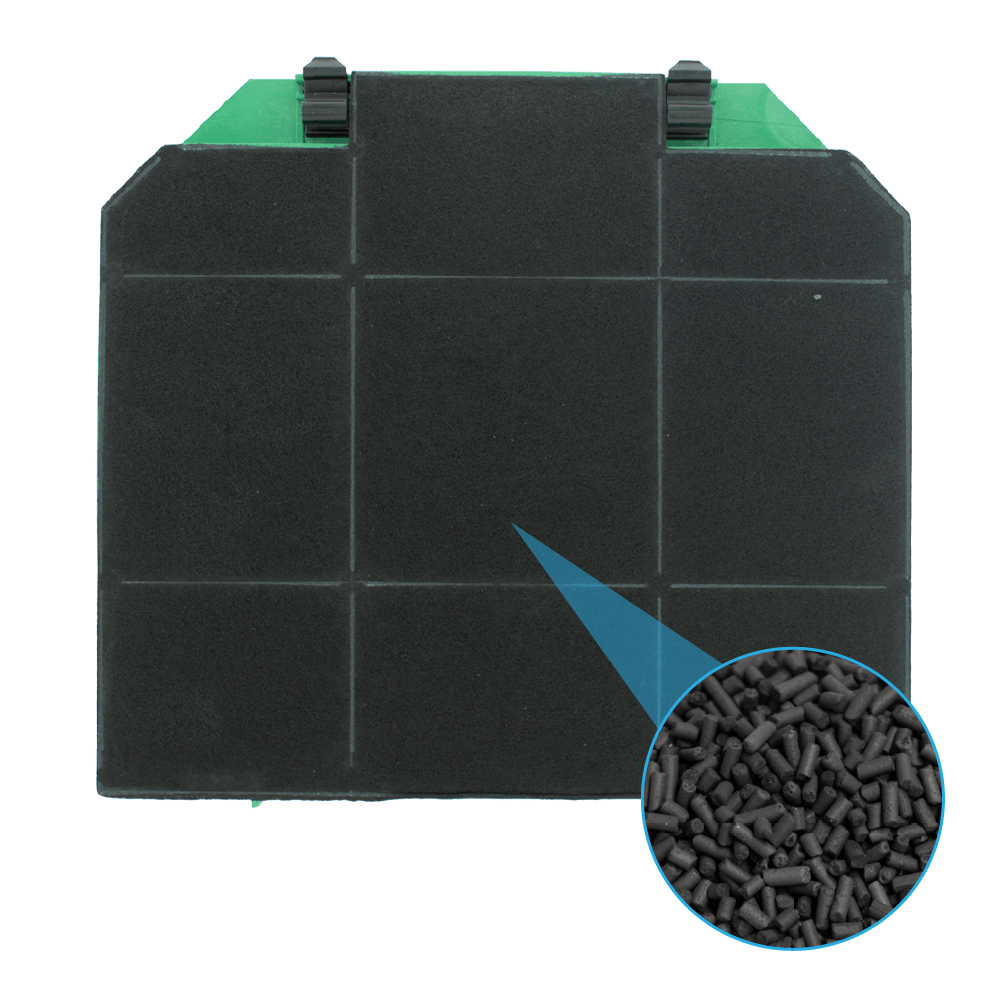Filtro de carbono regenerable compatible con Franke 1120174992 / 112.0174.992