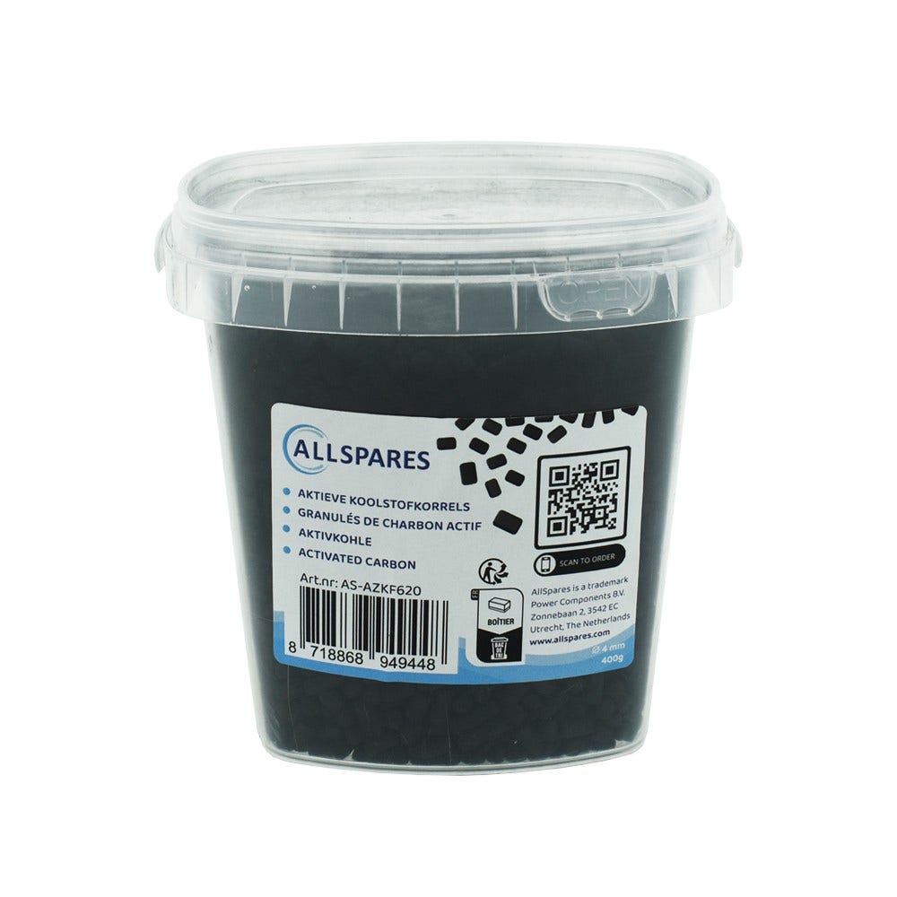 AllSpares Granos de Carbón Activo Universales - 400gr