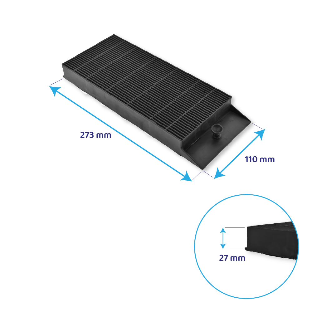 Filtro de carbono compatible con Tipo B / KF90