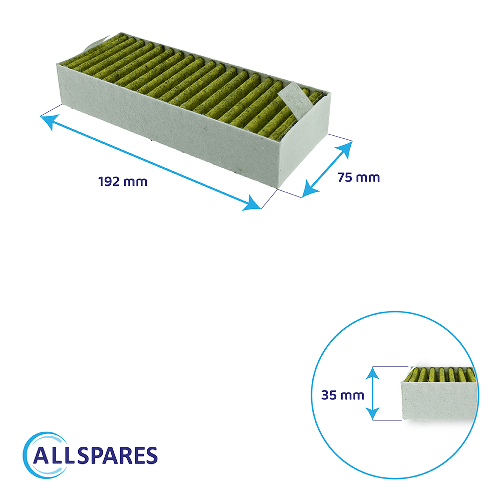 Filtro de carbono CleanAir Plus compatible con Bosch Serie 4 / Serie 6 / Serie 8 (x4)