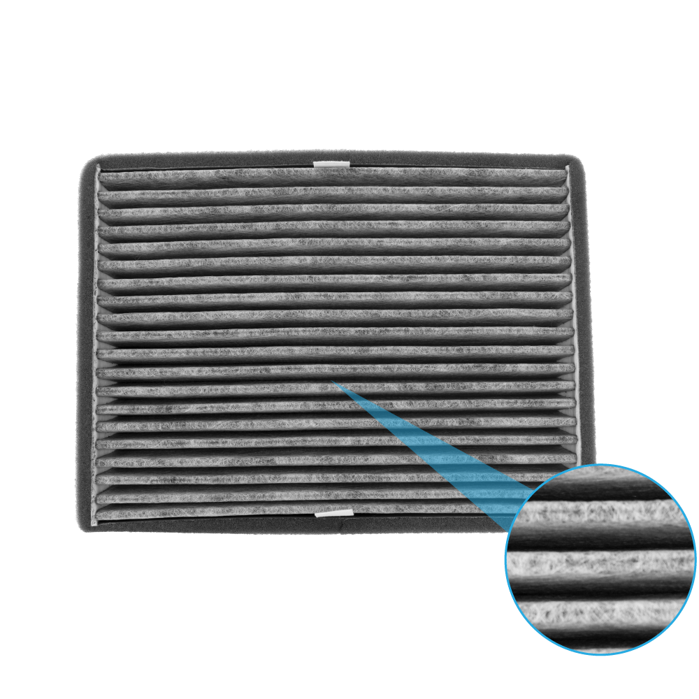 Filtro de carbono compatible con Miele Active AirClean DKF 36-P