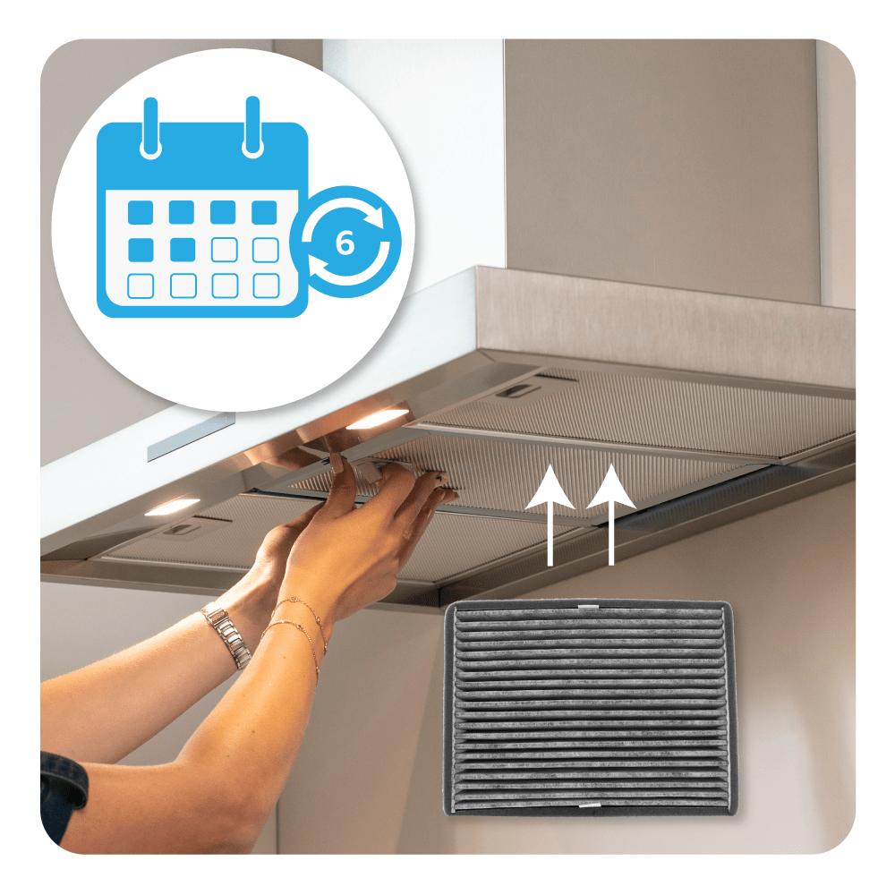 Filtro de carbono compatible con Miele Active AirClean DKF 36-P