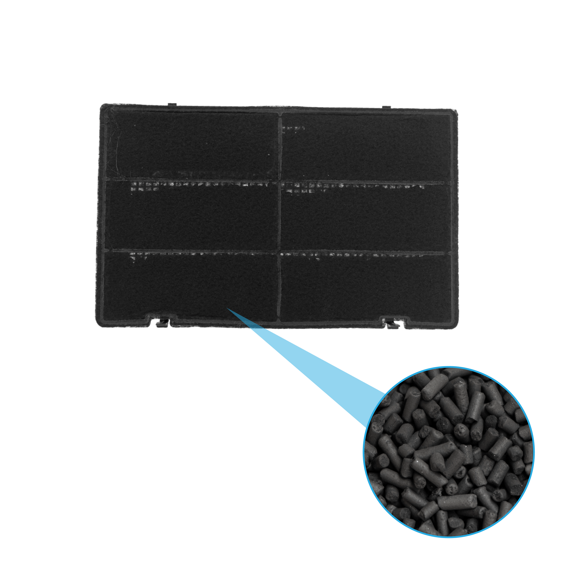 Filtro de carbono compatible con Ikea NYTTIG FIL 601 (x2)