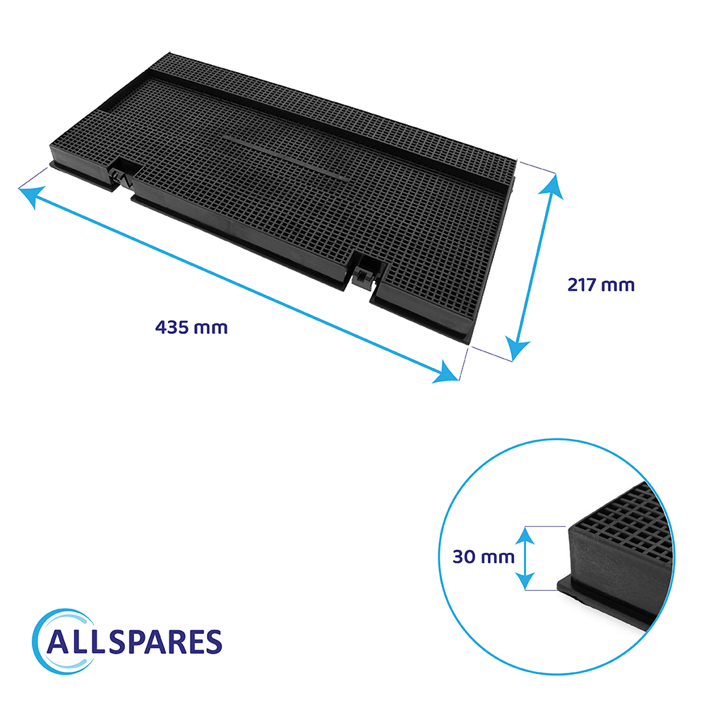 Filtro de carbono compatible con Bauknecht CHF150/1 / FAT150