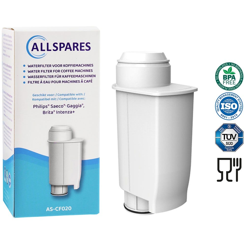 Filtro de agua compatible con Dr. Coffee F11 / F12